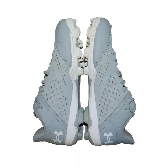 Under Armour Leadoff Low RM Baseball Cleats Men's Size 12 Gray Leather Summer Sp - Picture 5 of 12